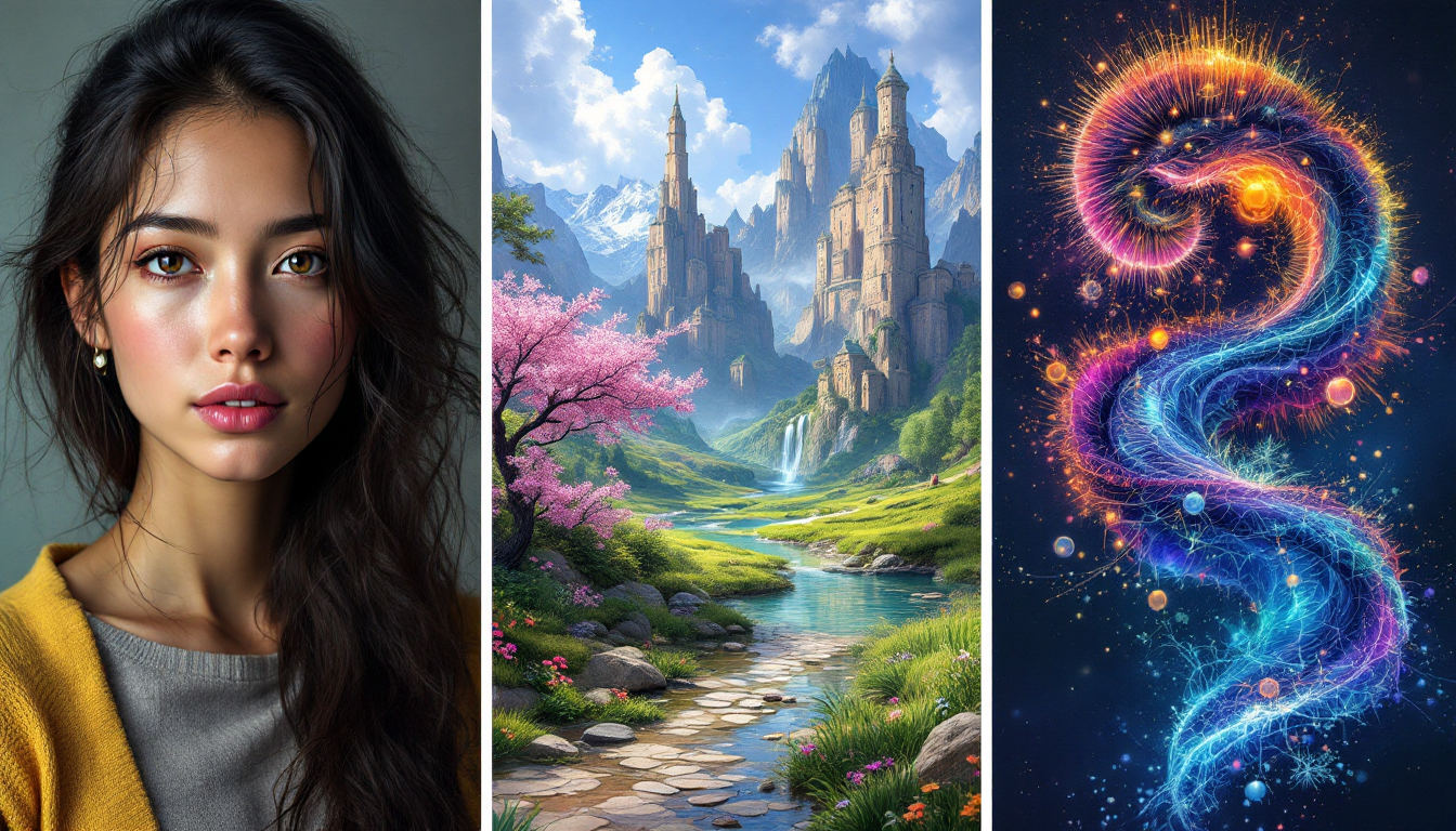 Realistic AI portrait