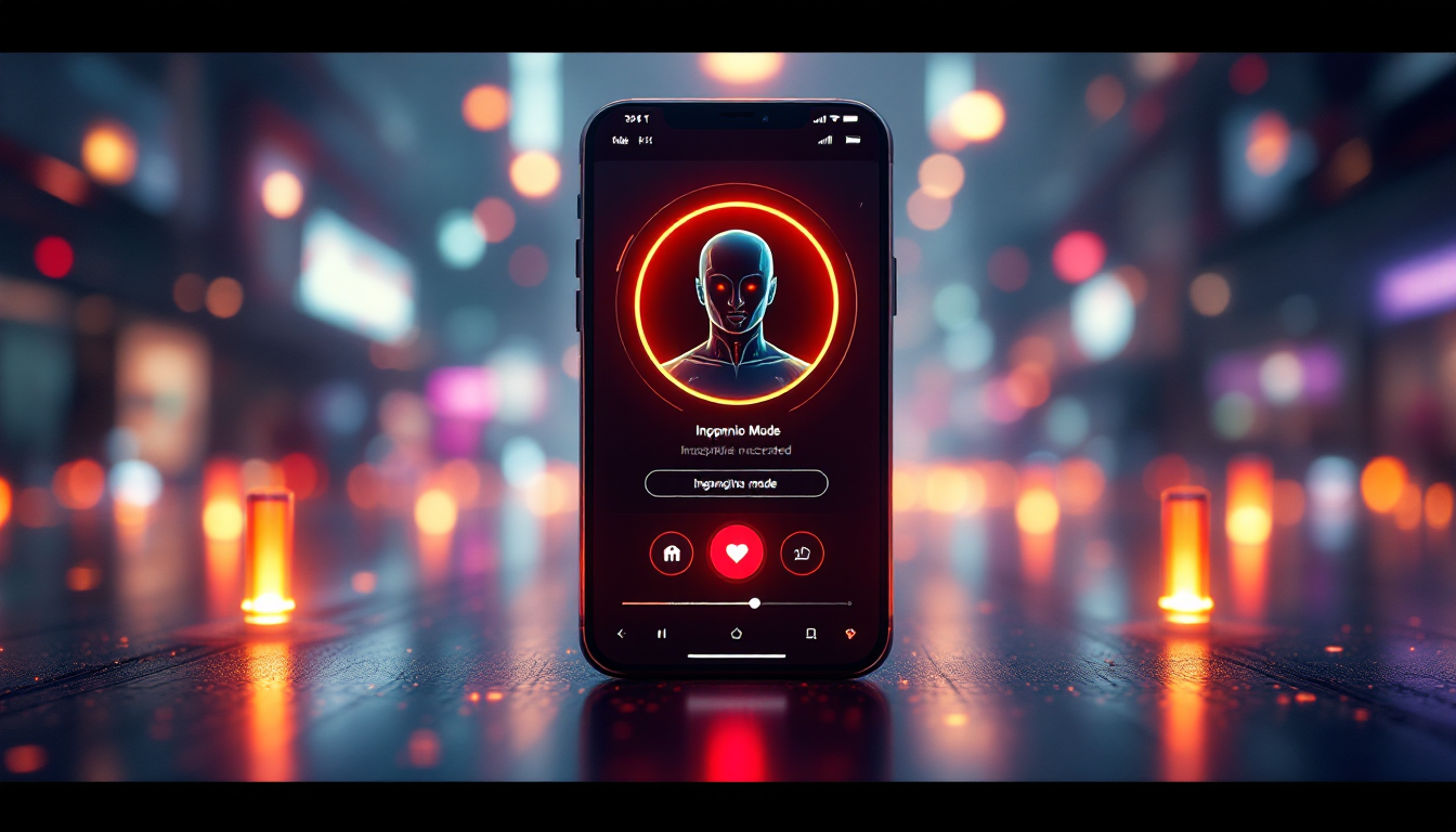 Elevate dating apps with seamless incognito mode powered by AI