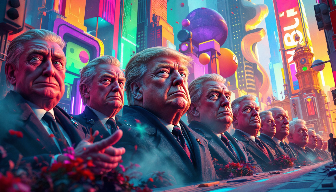 Empower your team with PixelDojo's AI political cartoon generator