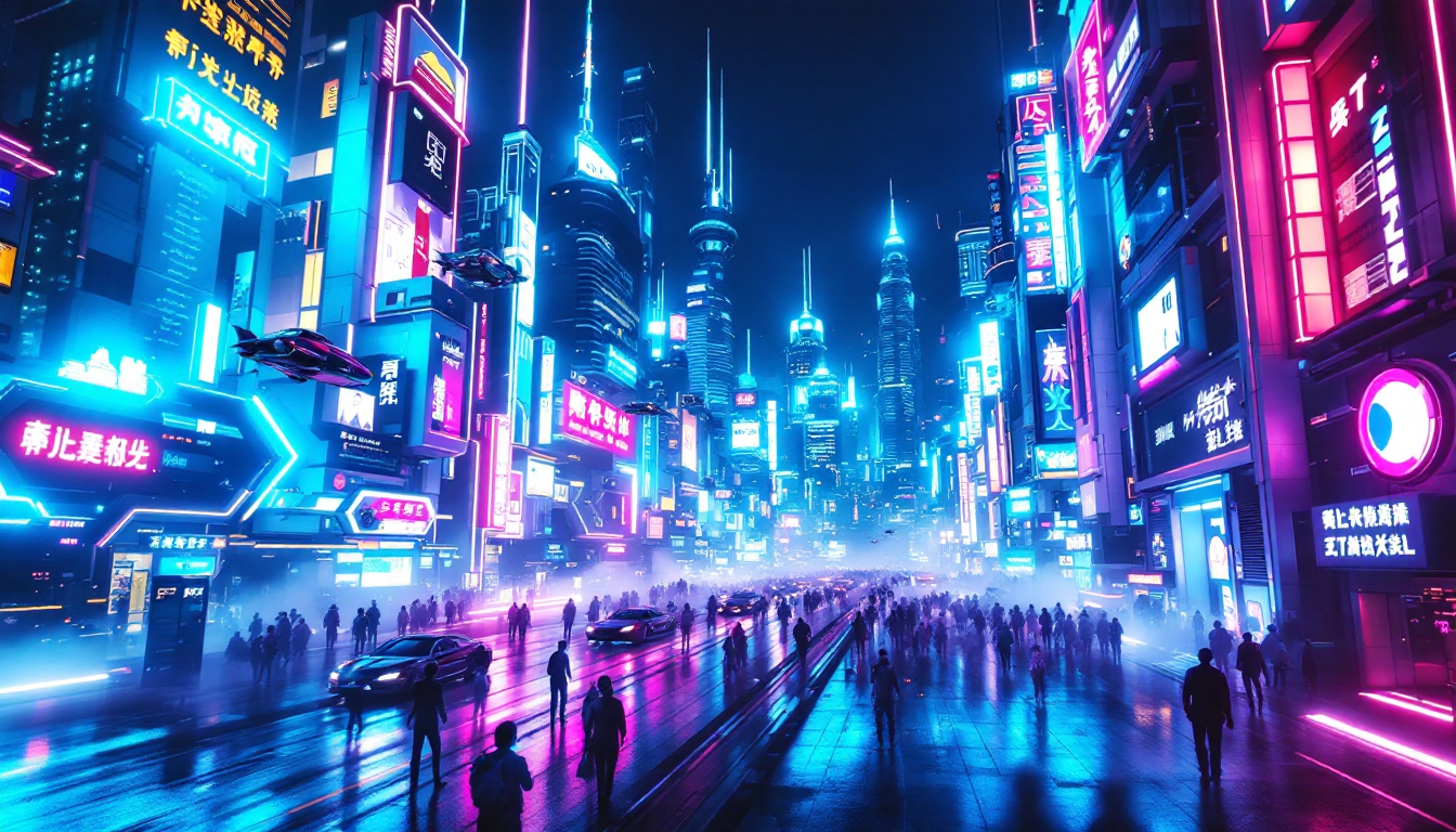 Revolutionize Your Content with AI Cyberpunk Art