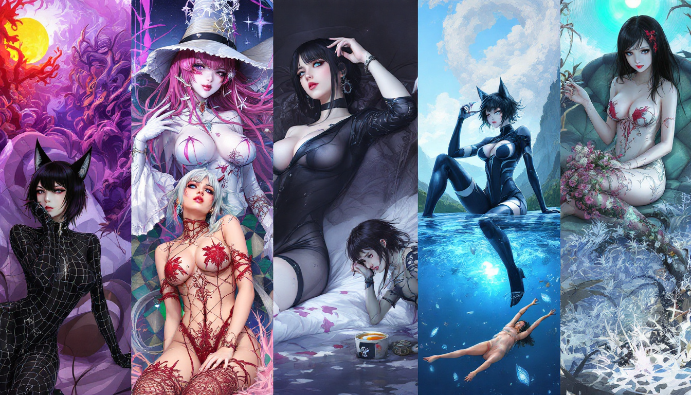 Rapid generation of customized NSFW art