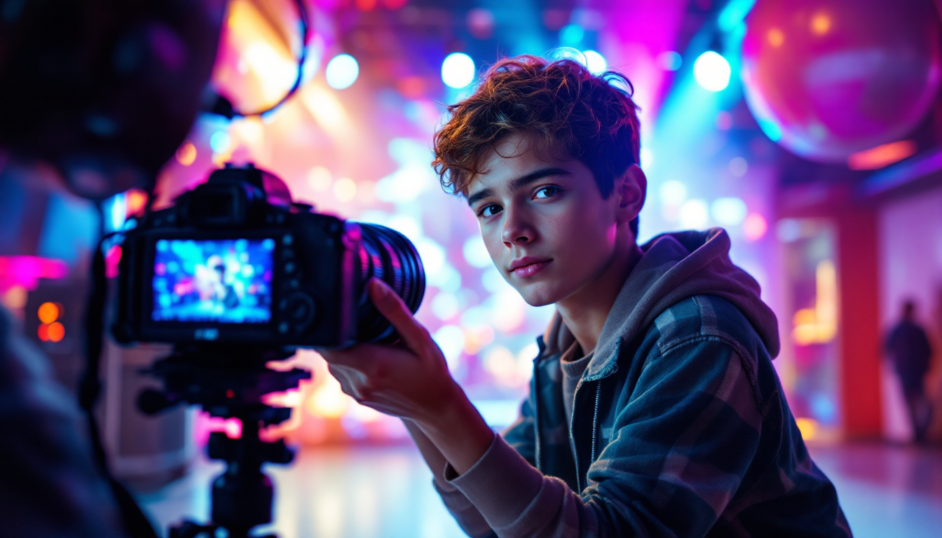 Revolutionize cute boy DSLR photoshoots with AI-powered HD background editing