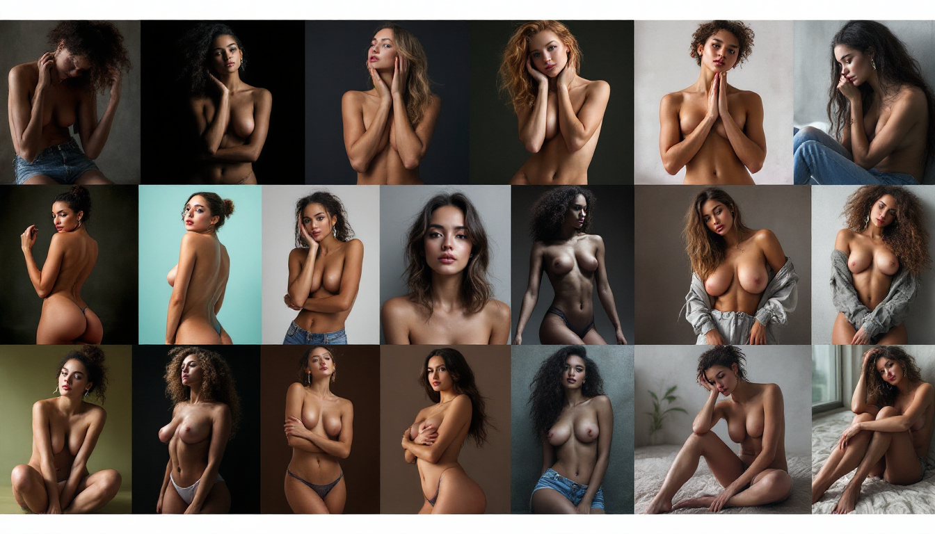 Effortless scaling of nude photo AI assets