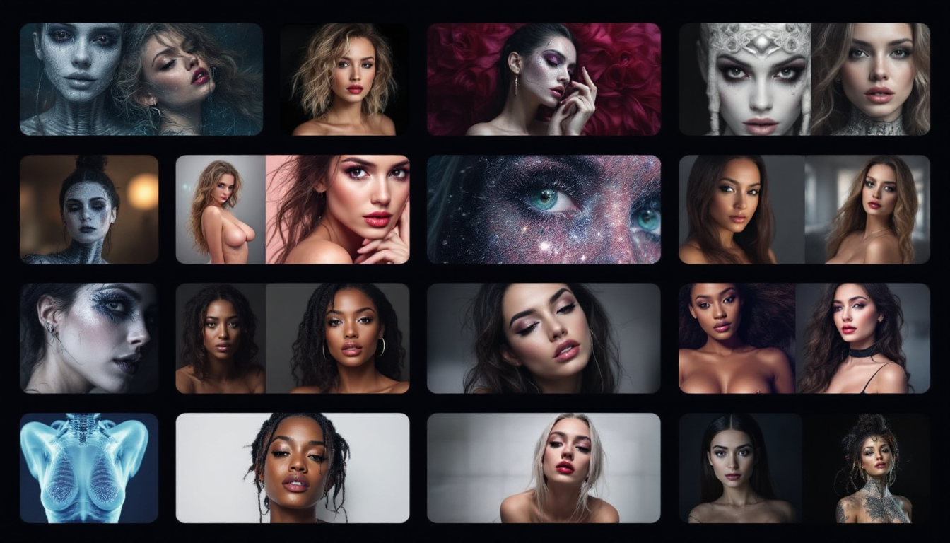 Rapid AI nyde and nude art creation