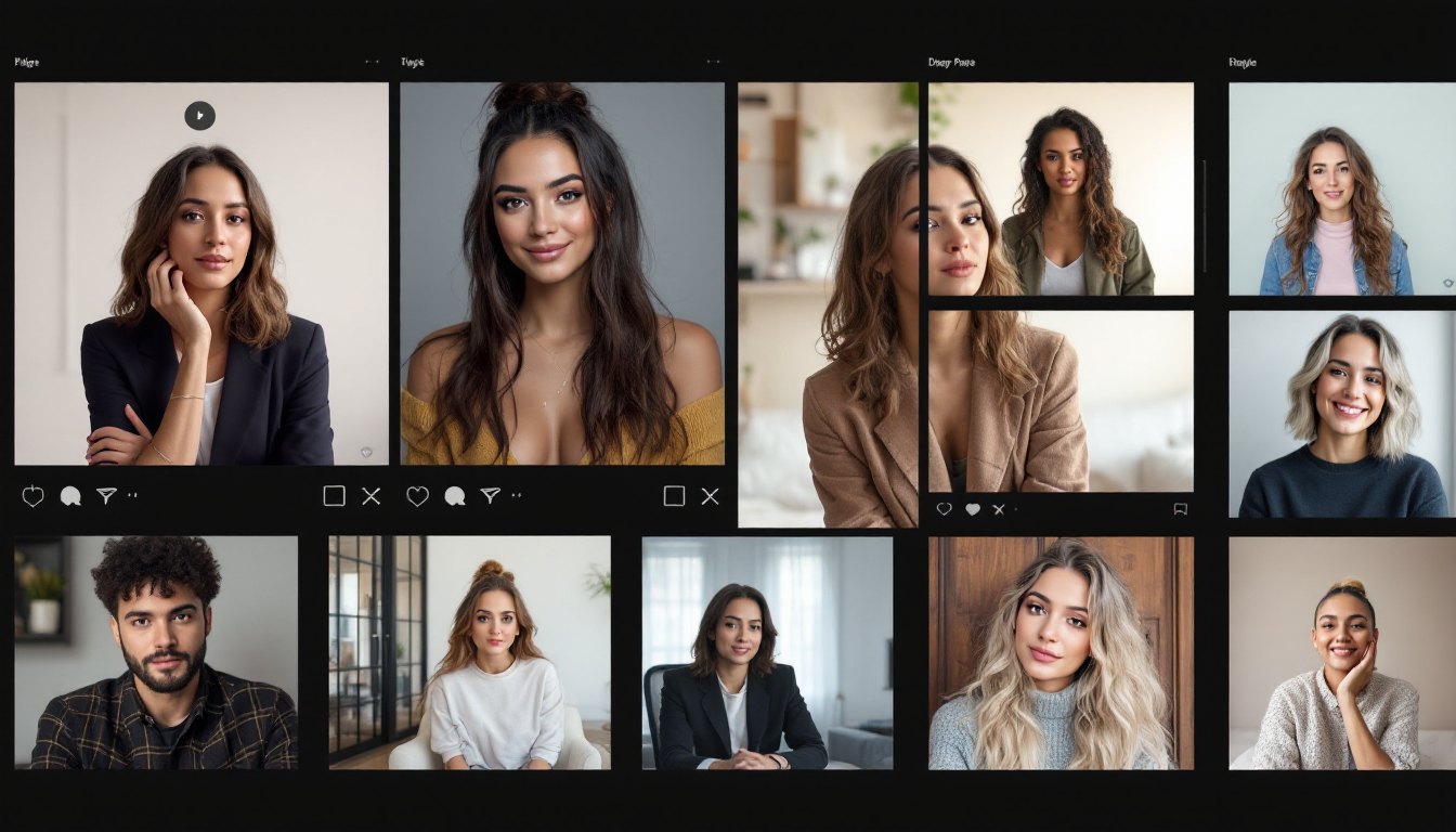 Seamless AI influencer generation