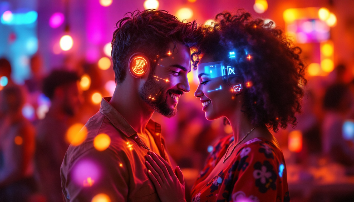 Elevate your social content with AI-generated couple images