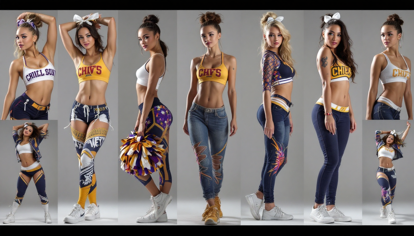 All-in-one AI toolkit for cheerleader visuals