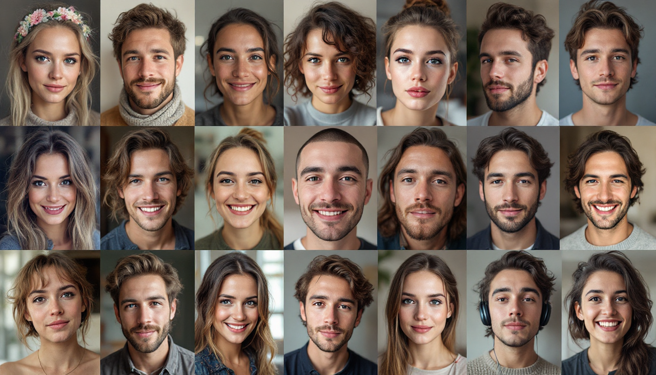 Seamless face swaps for instant customization