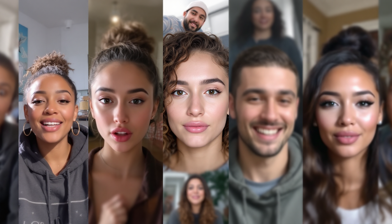 Seamless face swaps for dynamic content