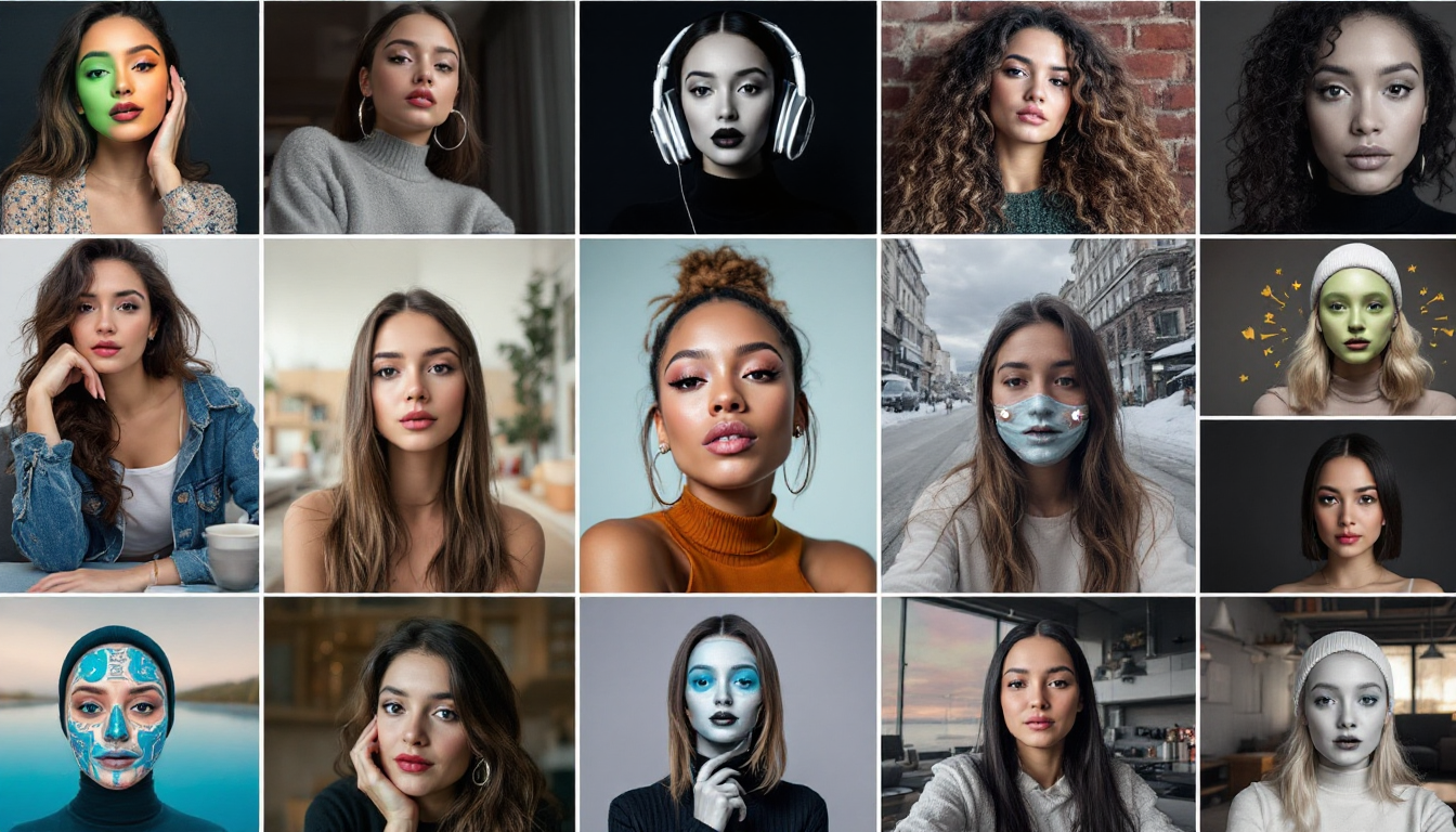 Rapid generation of high-quality AI photos