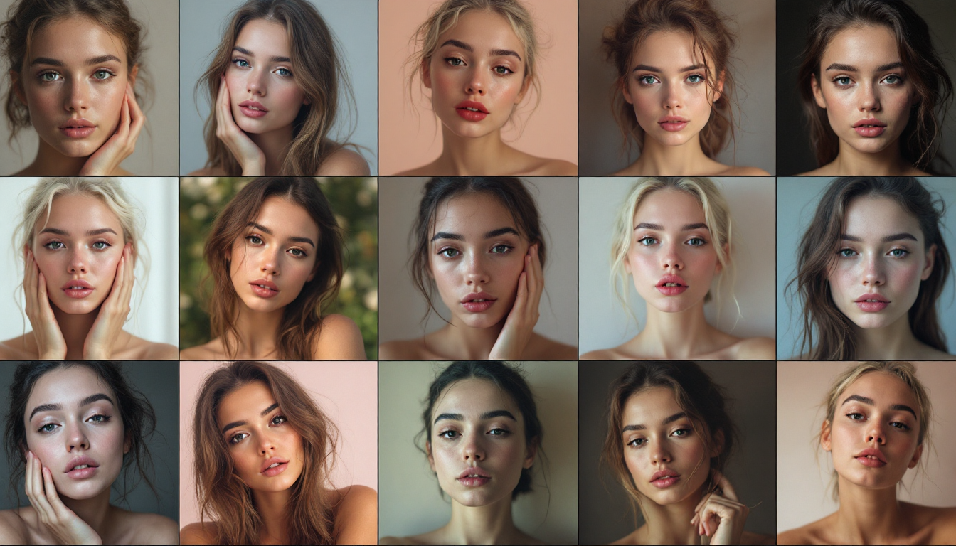 Instant generation of custom nude photos