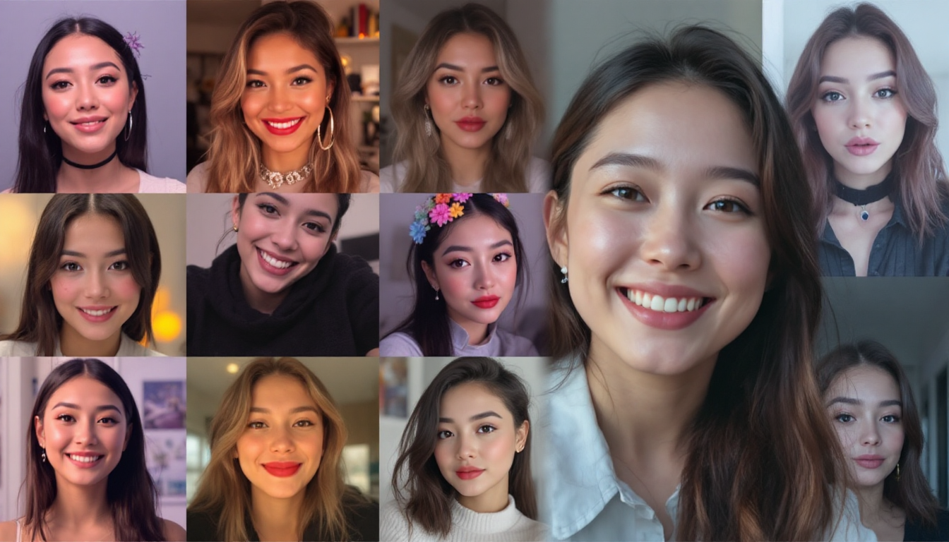 Seamless face swaps for authentic profiles