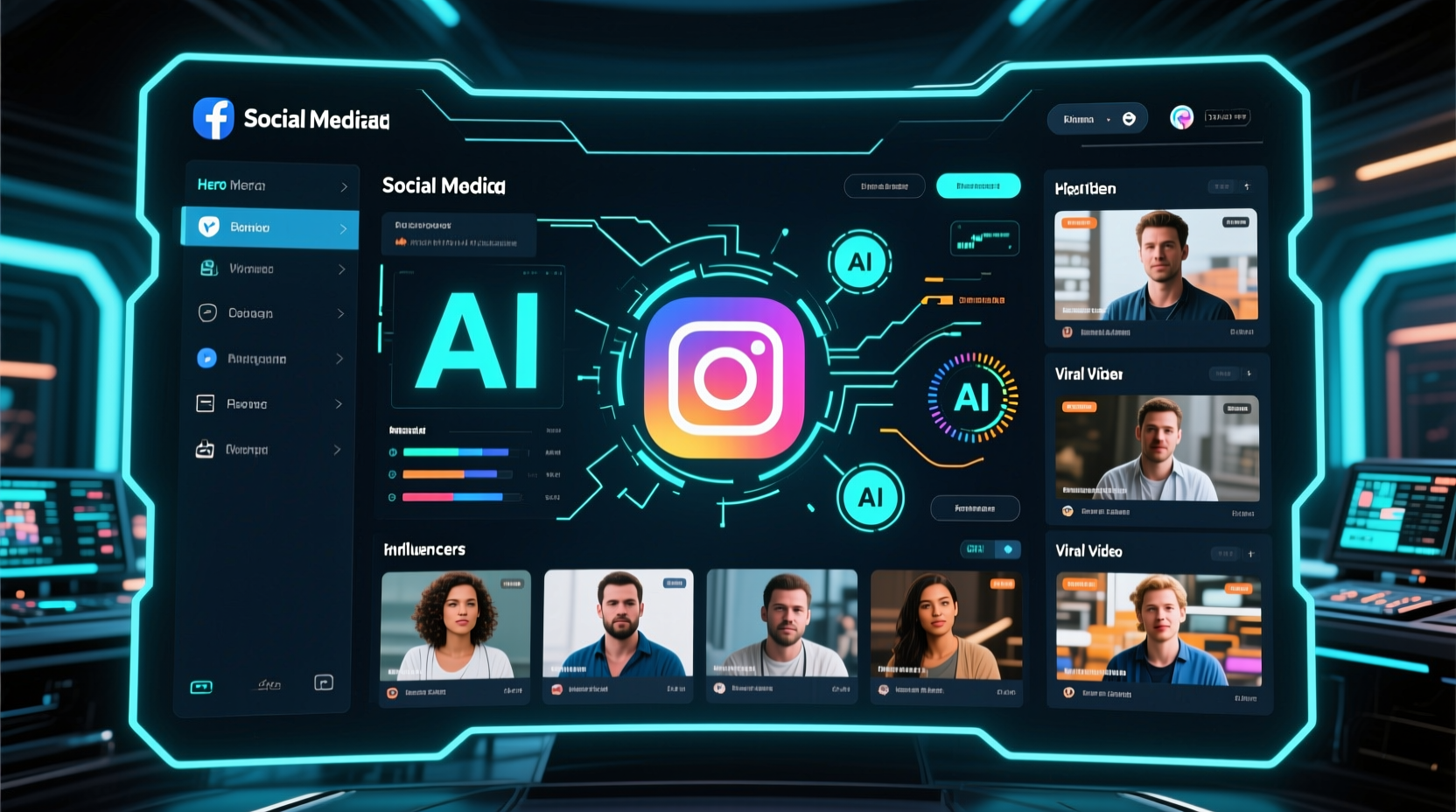 Elevate your social presence with crisp AI designs that captivate and convert