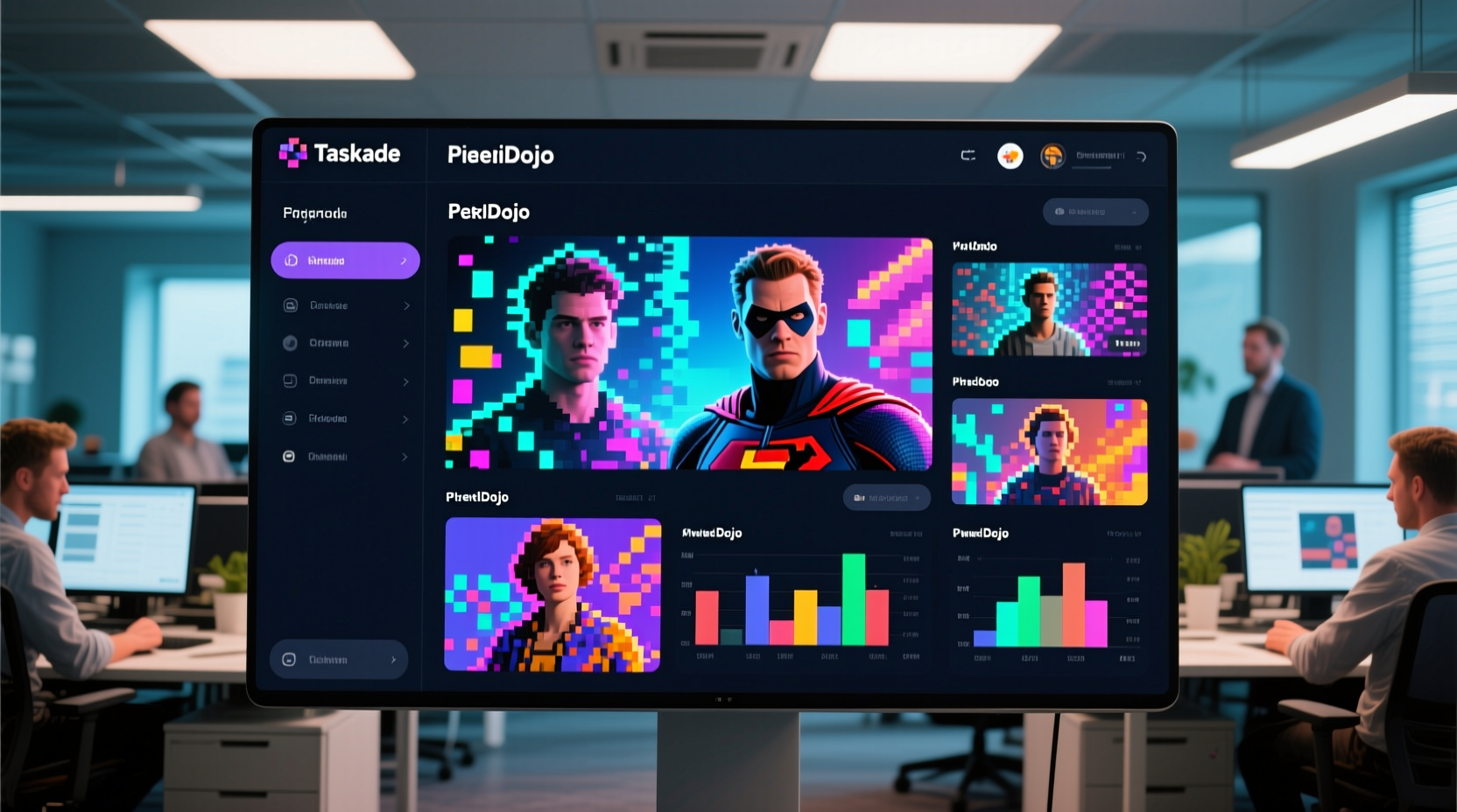 Supercharge Taskade workflows with PixelDojo's all-in-one AI image and video toolkit