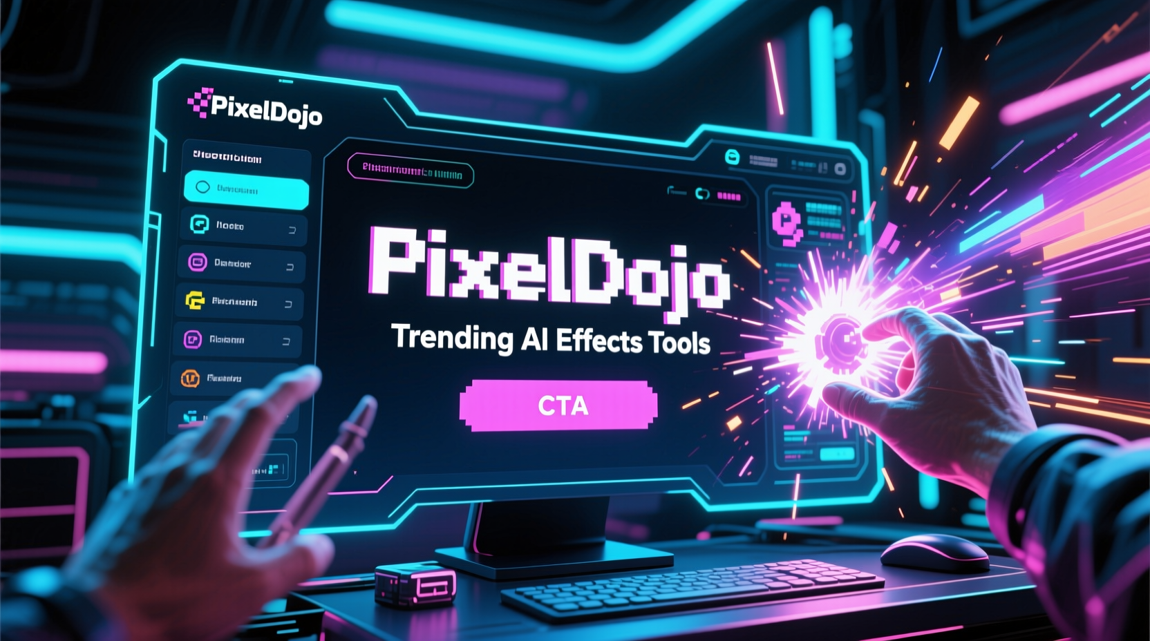 Efficient video creation with AI effects