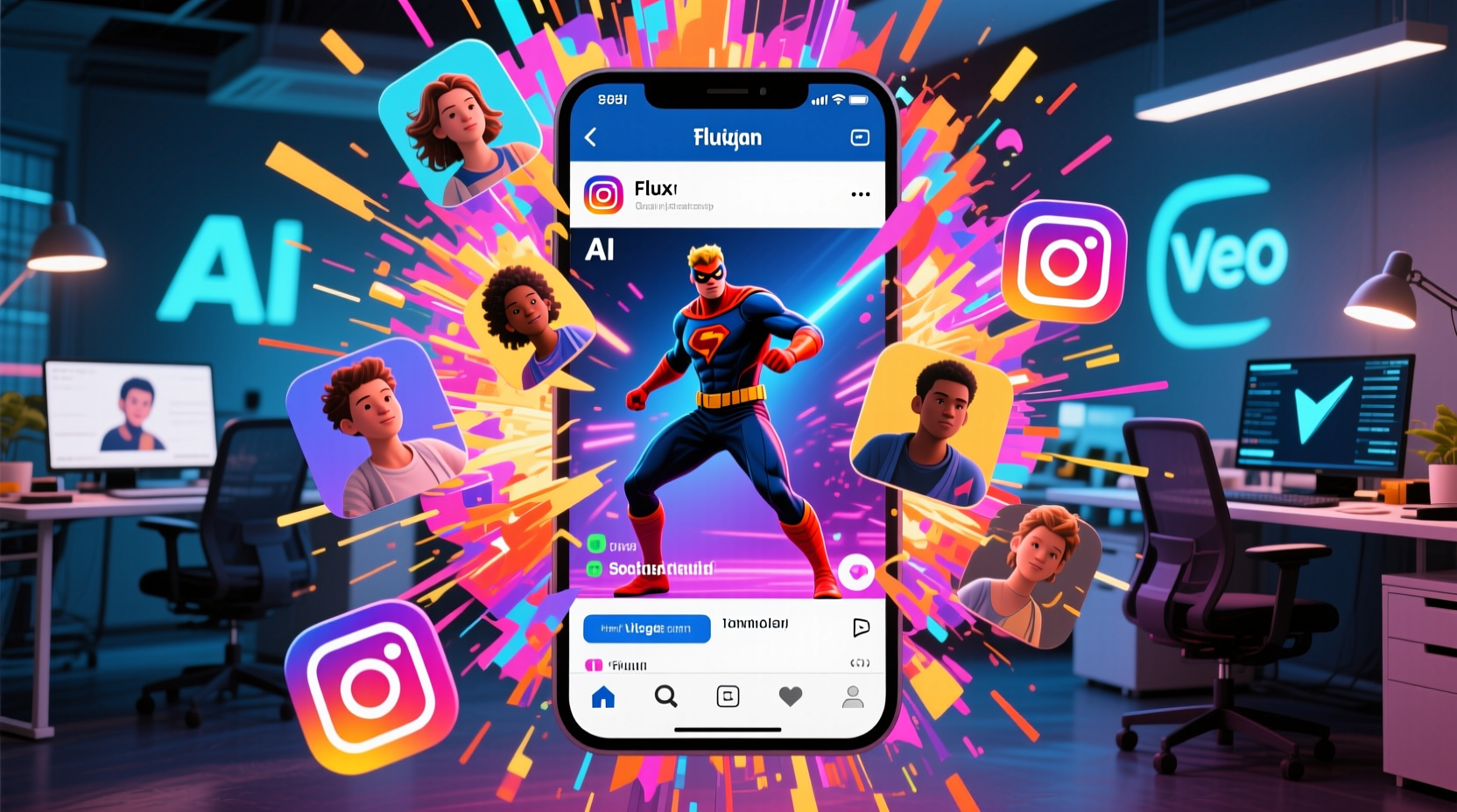 Elevate your social feeds with unified AI image and video tools