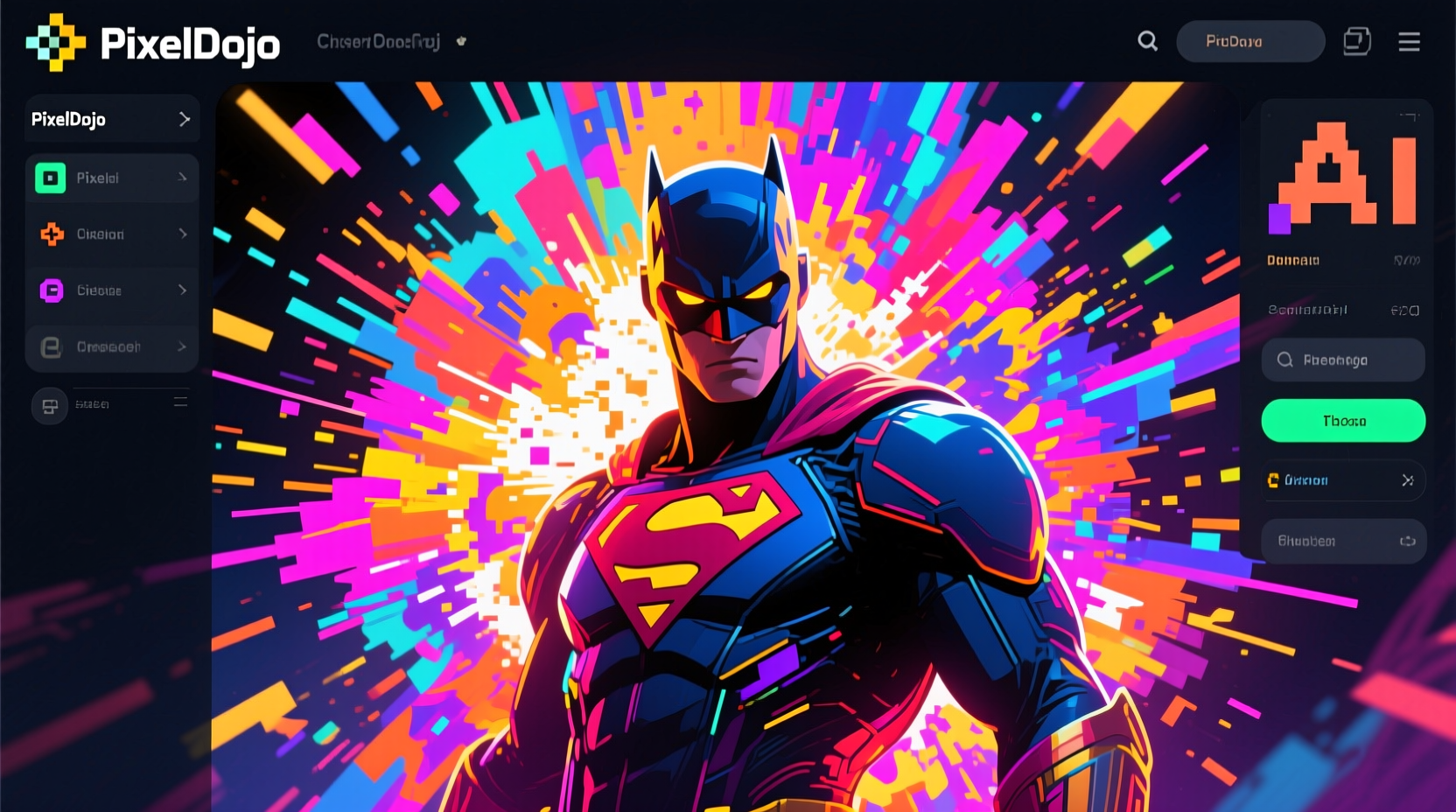 Elevate Your Creations with Vivid AI Artwork from PixelDojo