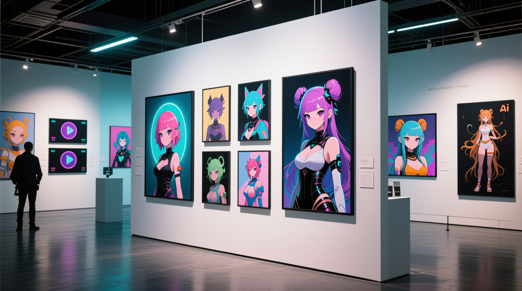 Rapid generation of viral rule 34 AI art