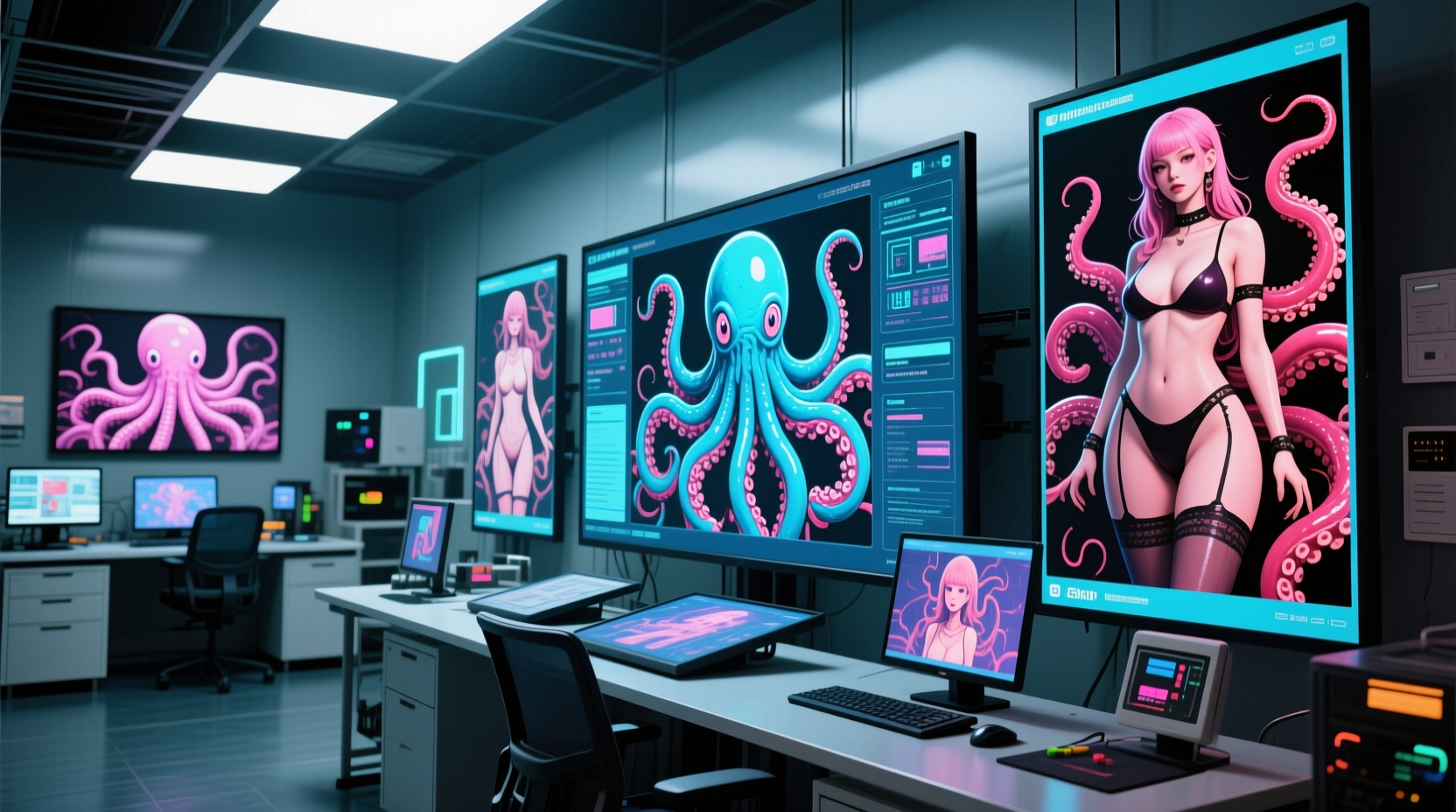 Rapid generation of customized hentai AI images