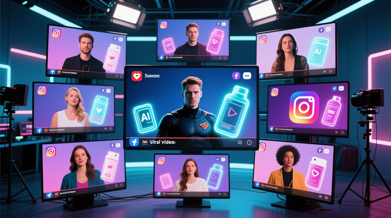 Revolutionize your social content with SocialAF's AI-powered studio