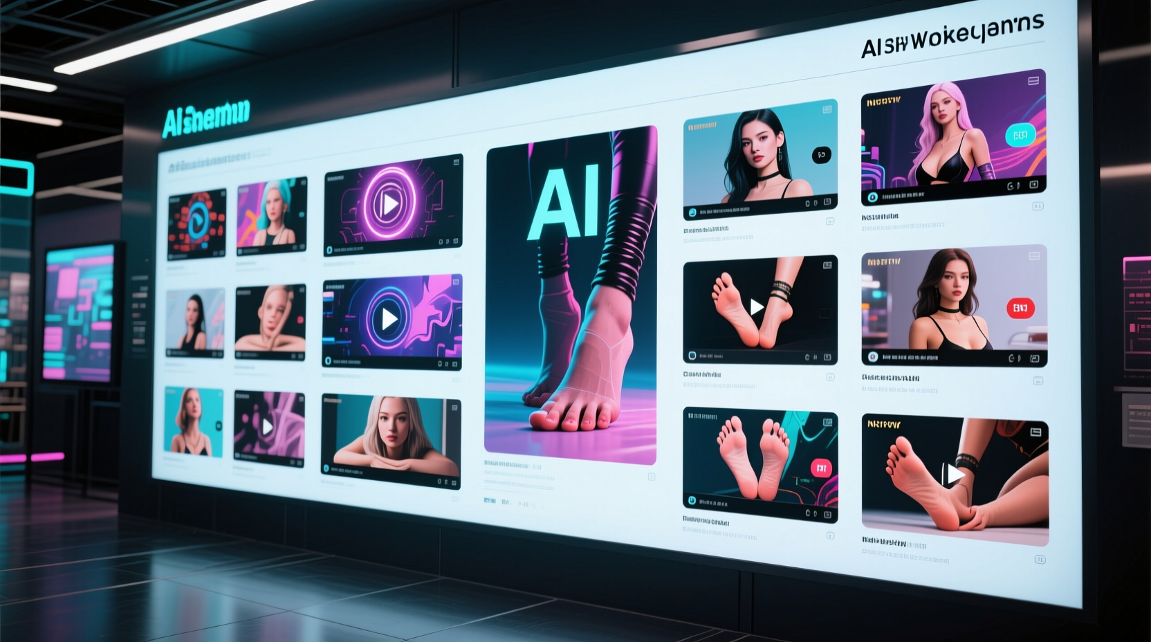 Seamless AI shemale content generation