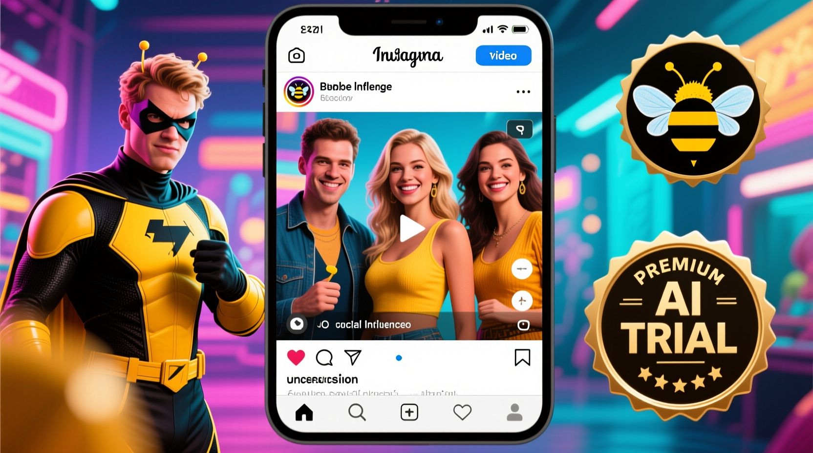 Supercharge your Bumble Premium free trial with instant AI-generated content