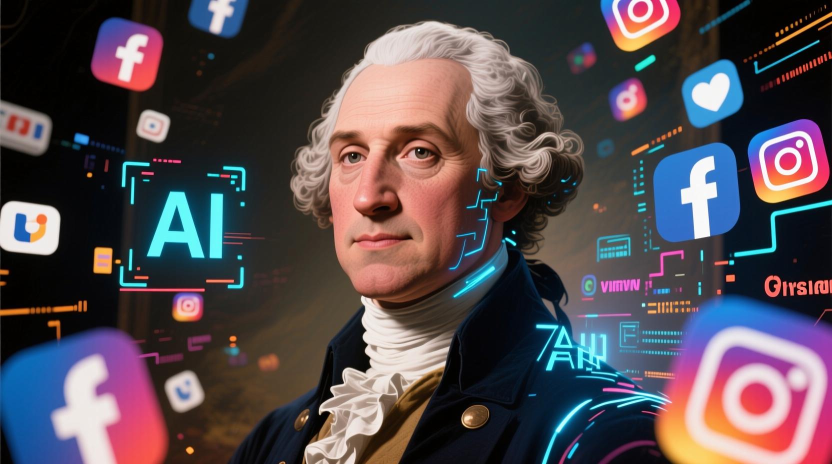 Revolutionize Your Content with George Washington AI Photos