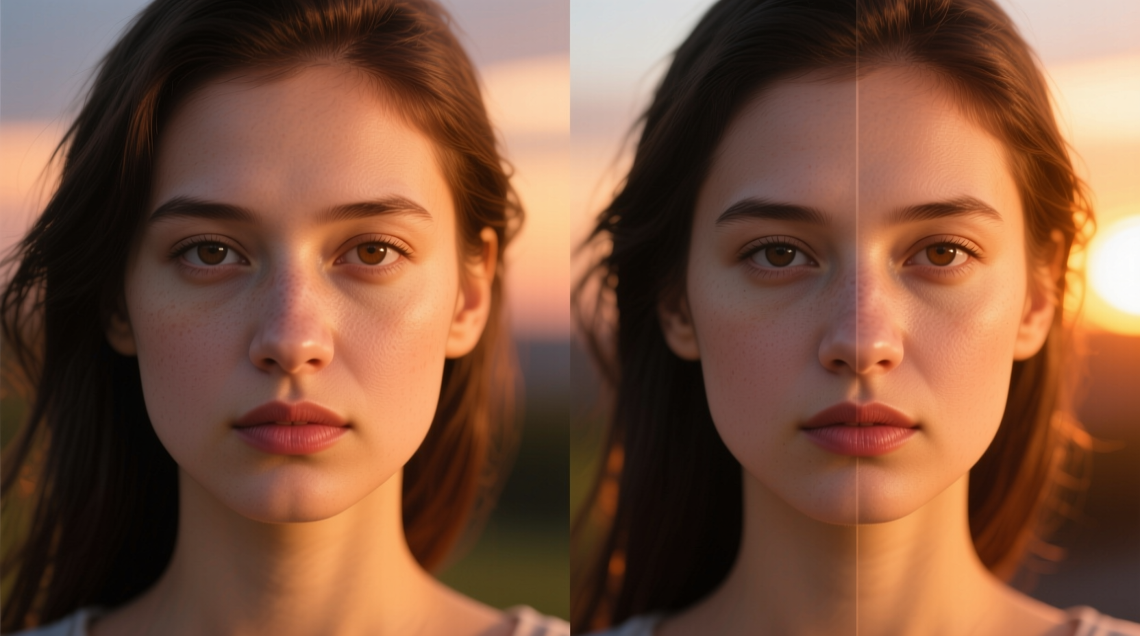 Instant golden hour transformations