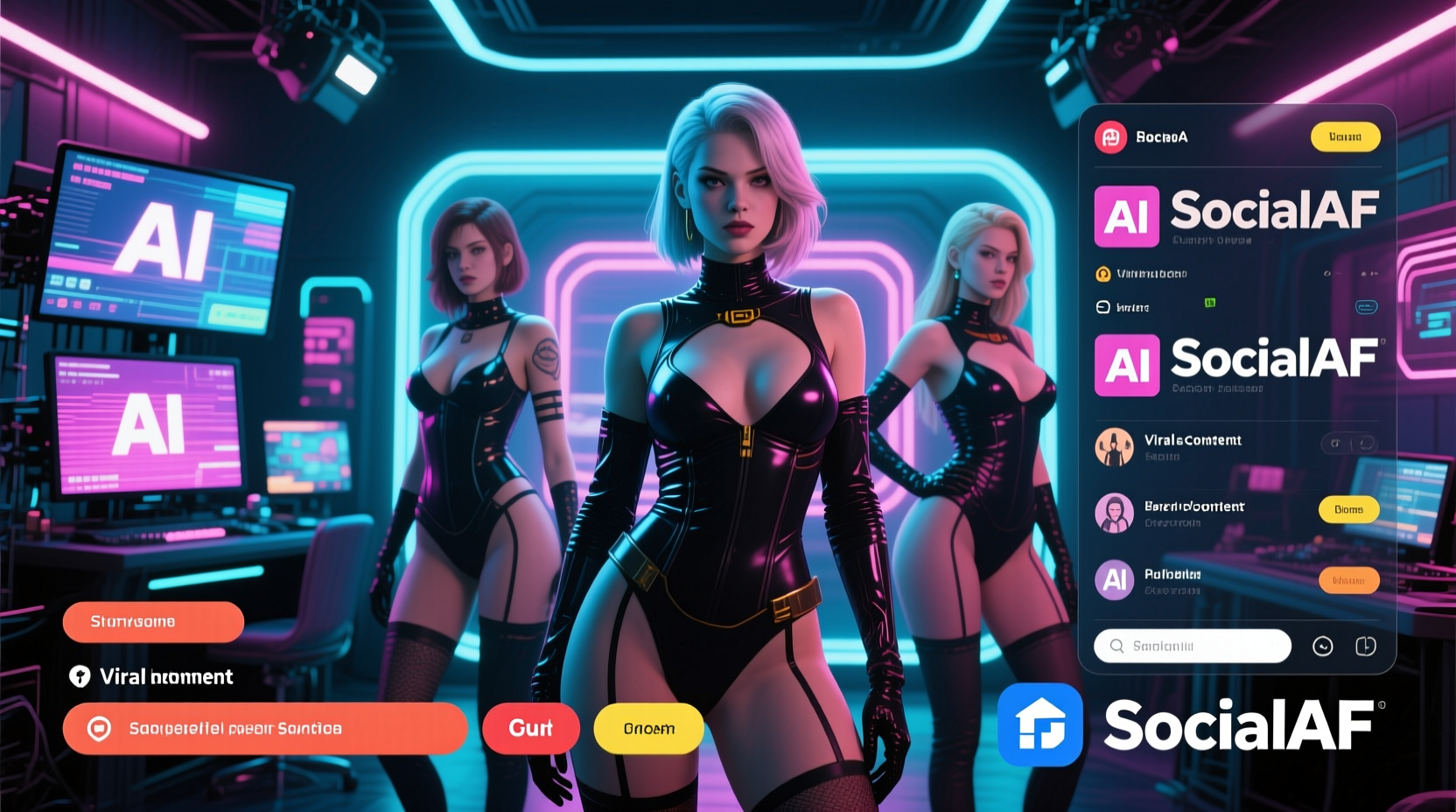 Revolutionize your adult content creation with SocialAF's AI precision