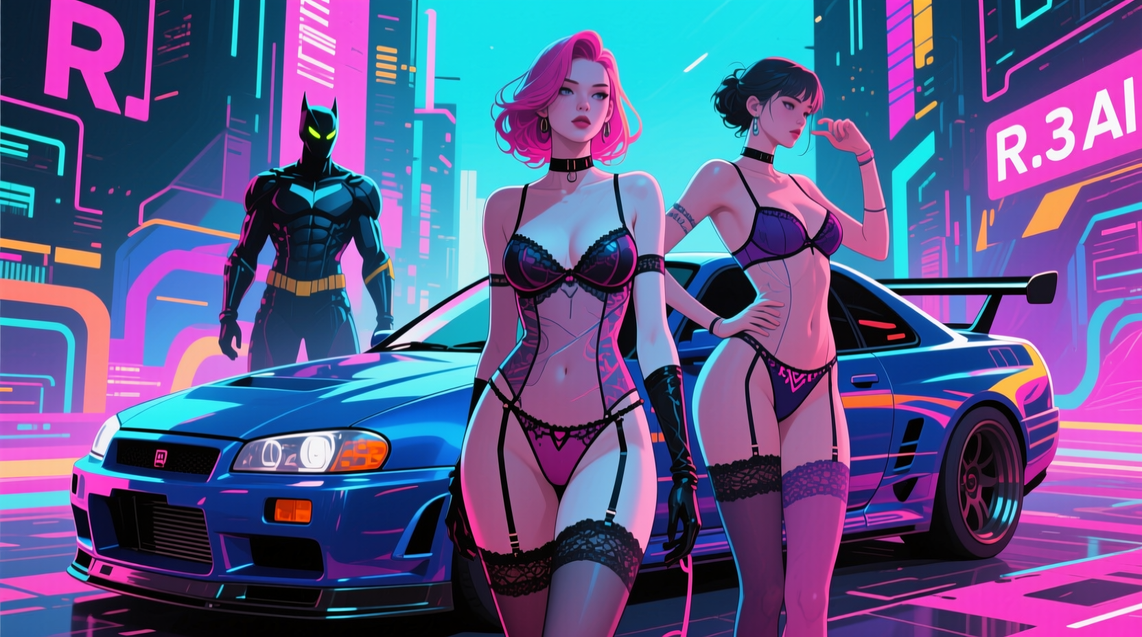 Unlock seamless R34 AI generated creation with PixelDojo