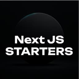 NextJs Starters and Boilerplates