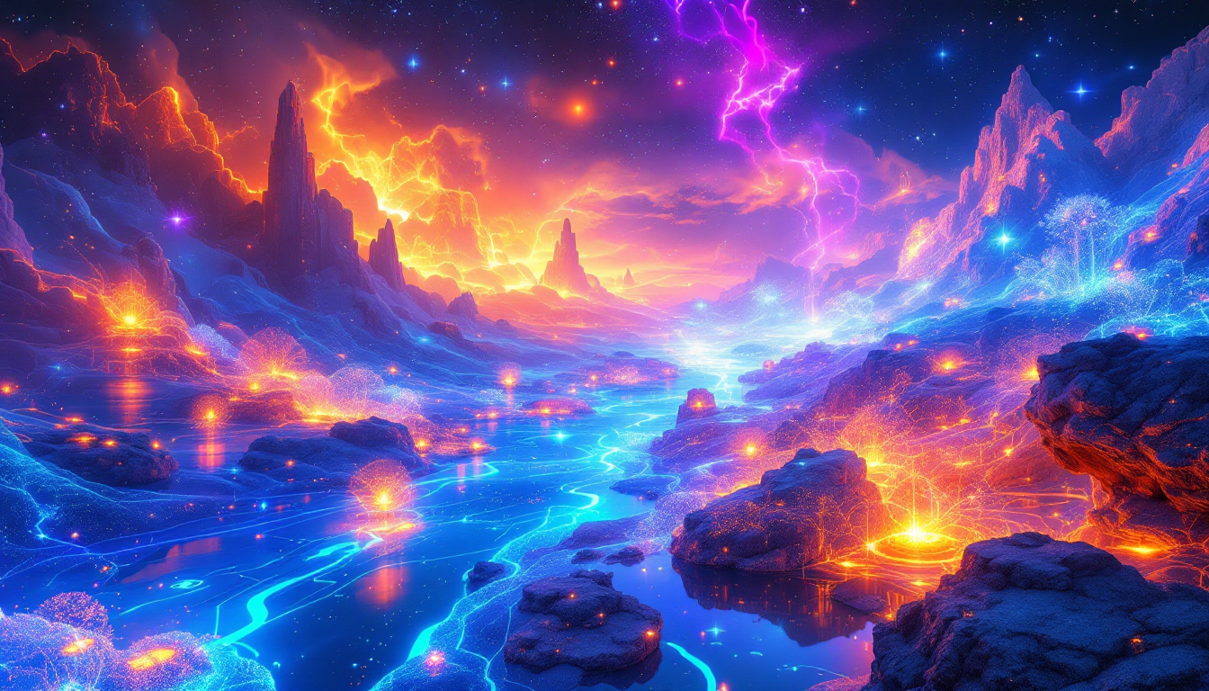 AI-generated visual masterpiece