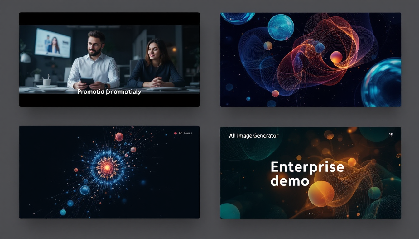AI-generated promotional video