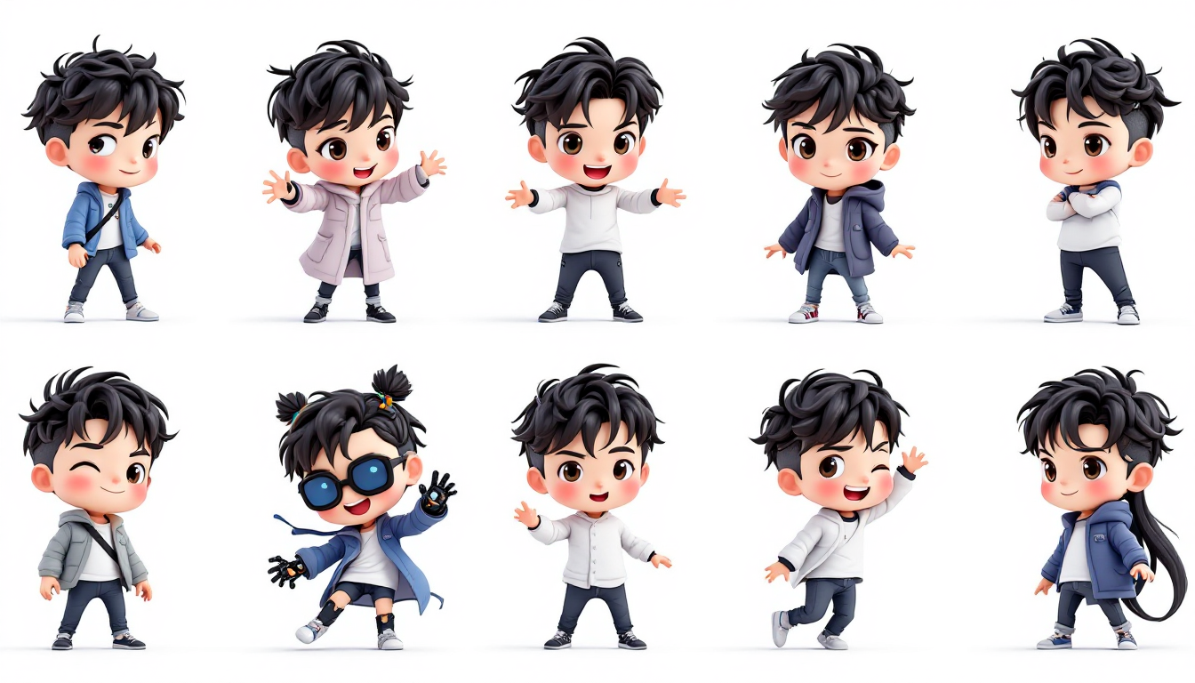 Chibi in fantasy style