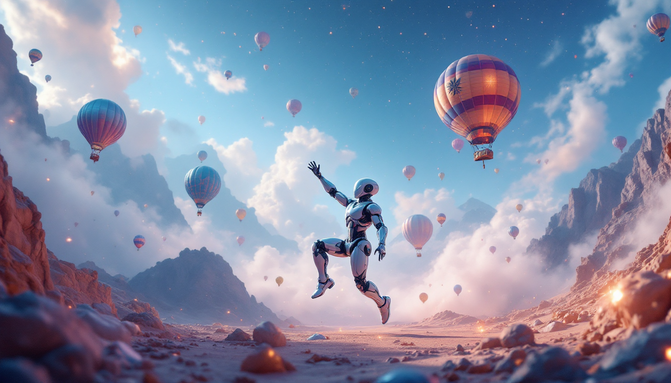 Stylized AI landscape