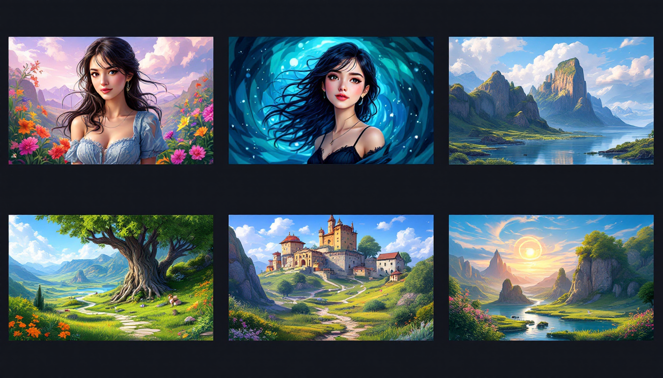 Custom AI image generation example