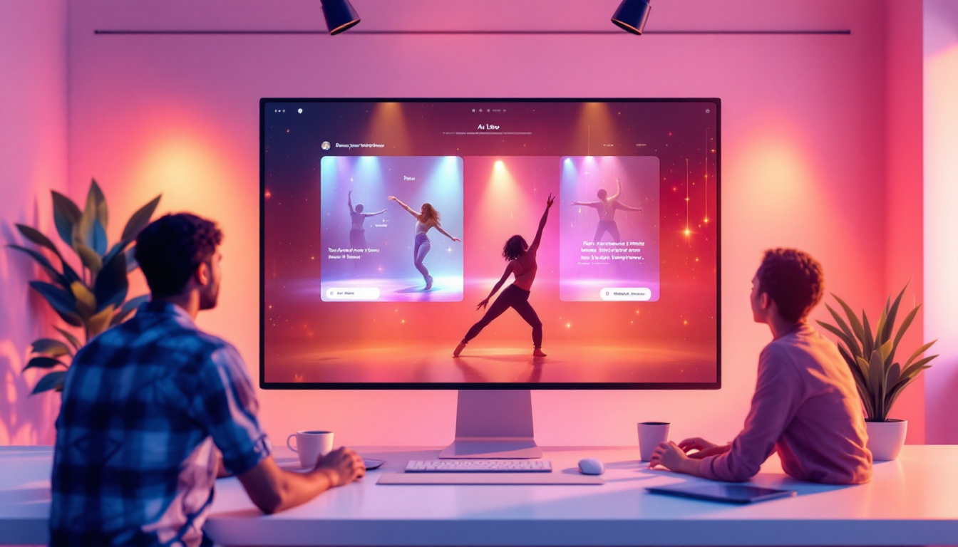 Elegant ballet sequence generated by AI