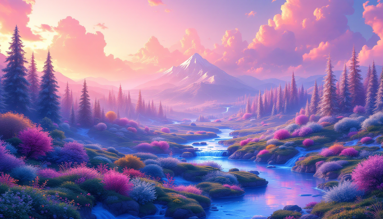 Aesthetic AI art hero