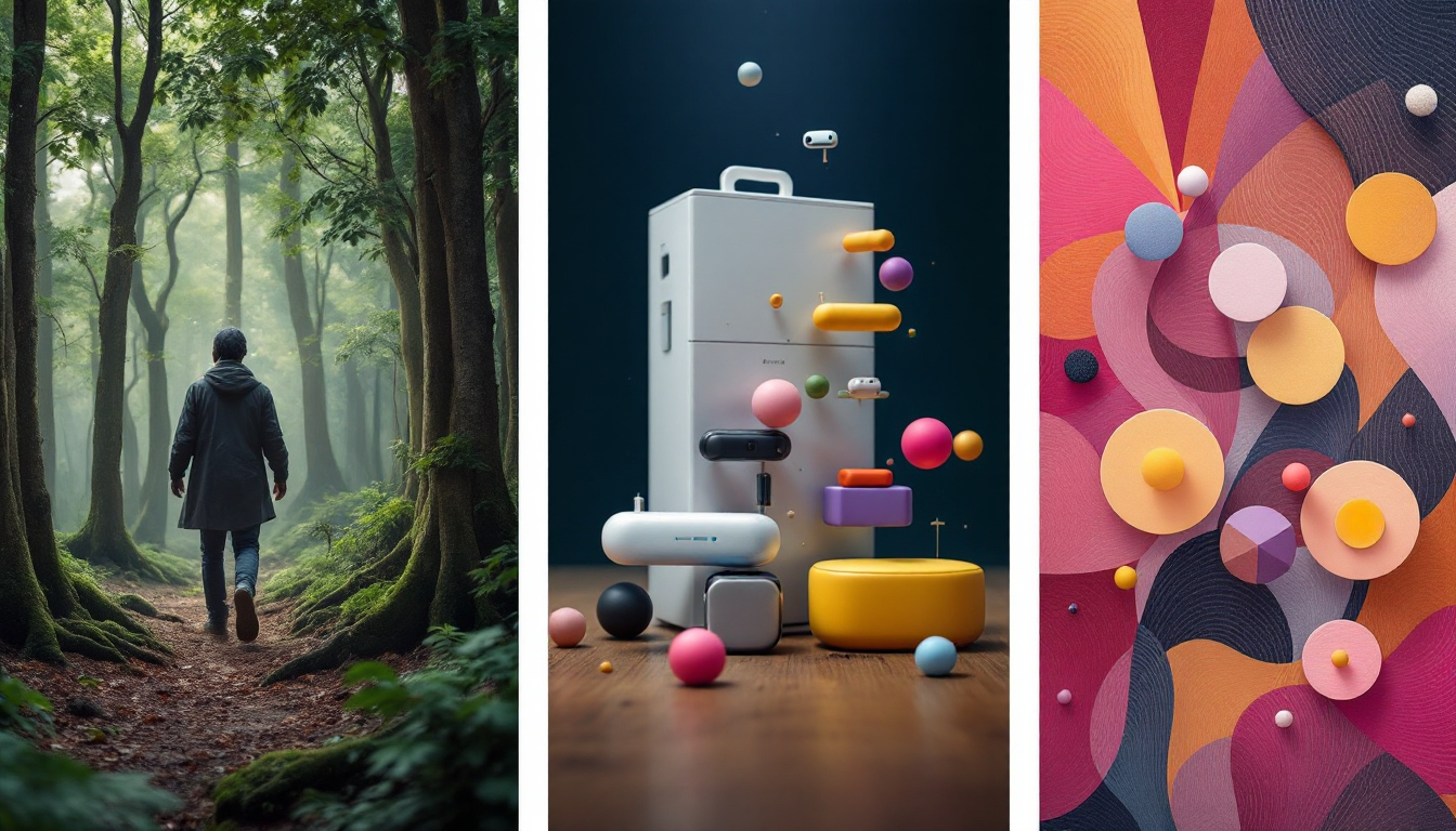 Inserted urban scene