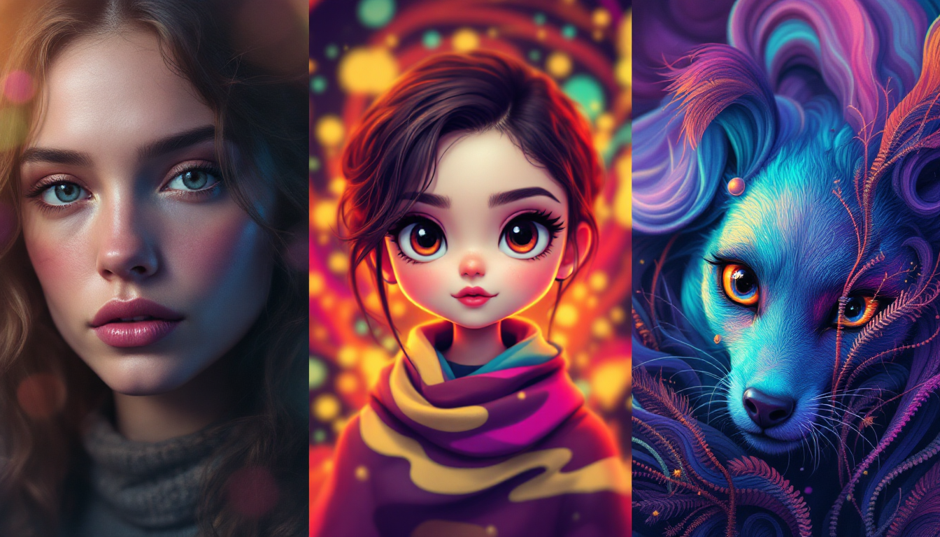 Realistic AI portrait