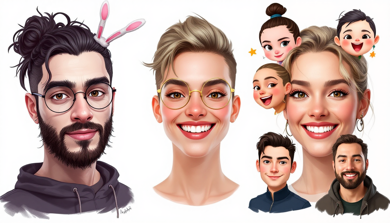 Realistic AI portrait example