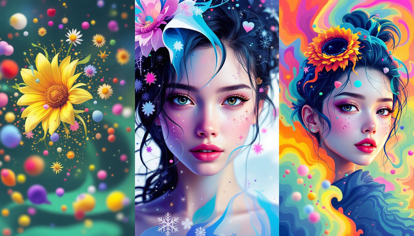 Realistic AI video scene