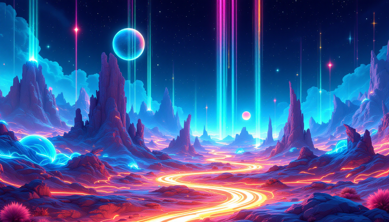 Vivid AI artwork hero