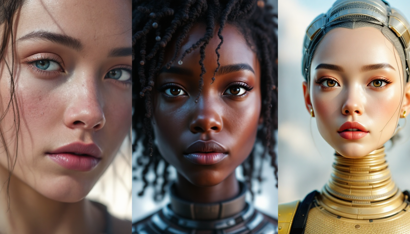 Realistic AI portrait