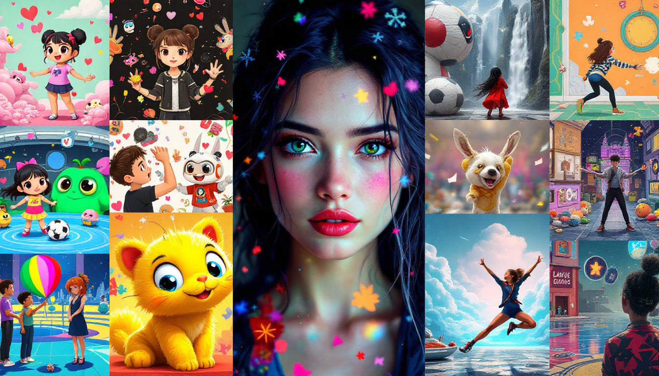 Realistic AI image example