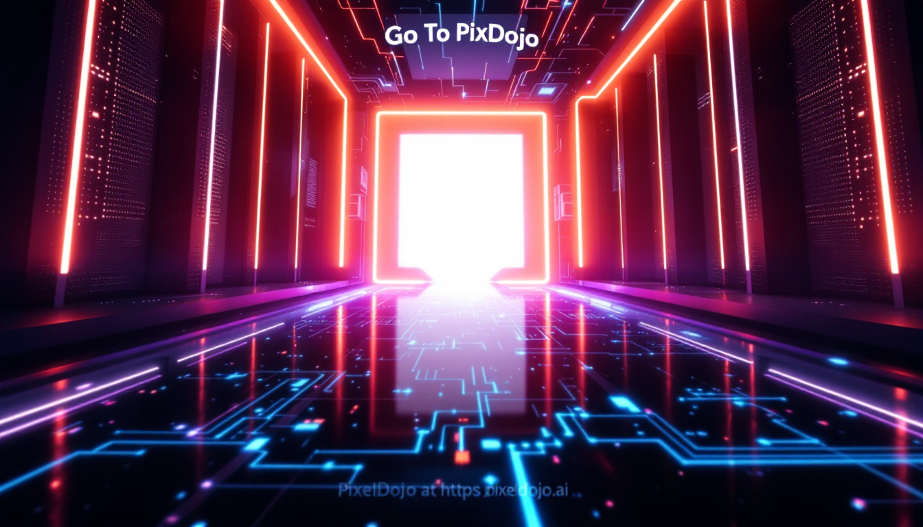 Vibrant red AI ambiance design