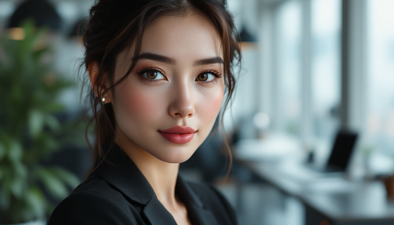 Hero visual of realistic AI avatar