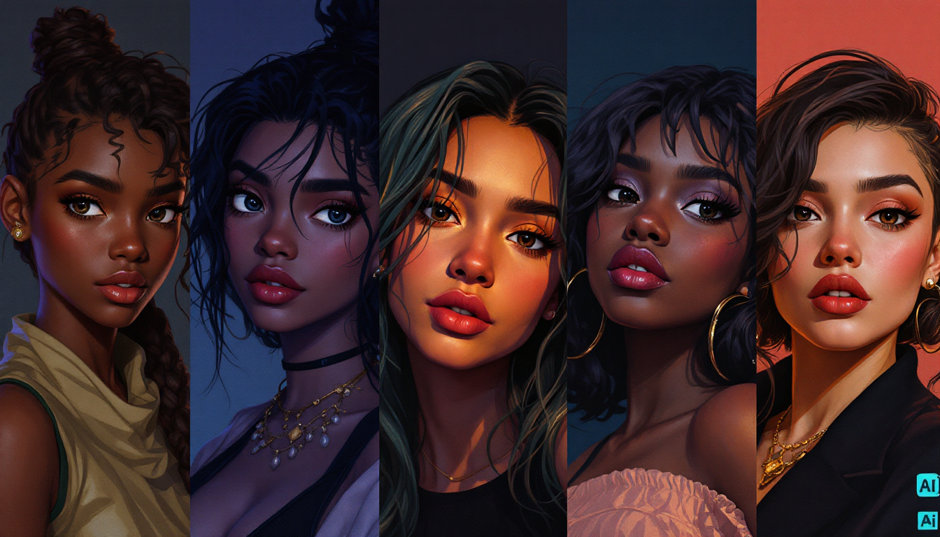 Realistic AI portrait