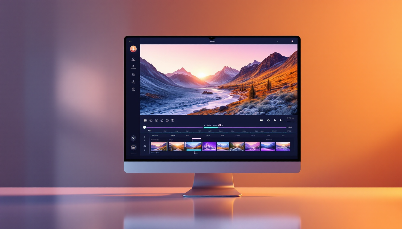 Automated video editing interface