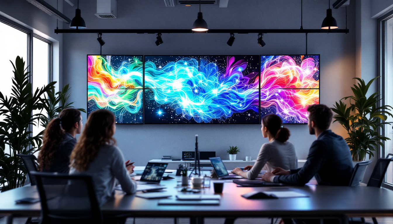 Abstract AI art style